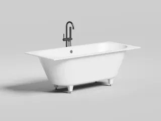 Ванна из искусственного камня Salini Ornella Axis S-Sense 103411MRF 180x80см RAL полностью